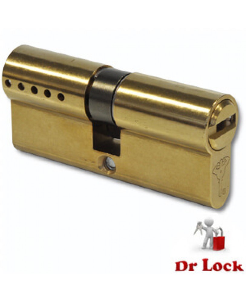 Dr Lock ShopMul-T-Lock High Security Euro Cylinder - Polished Brass ...