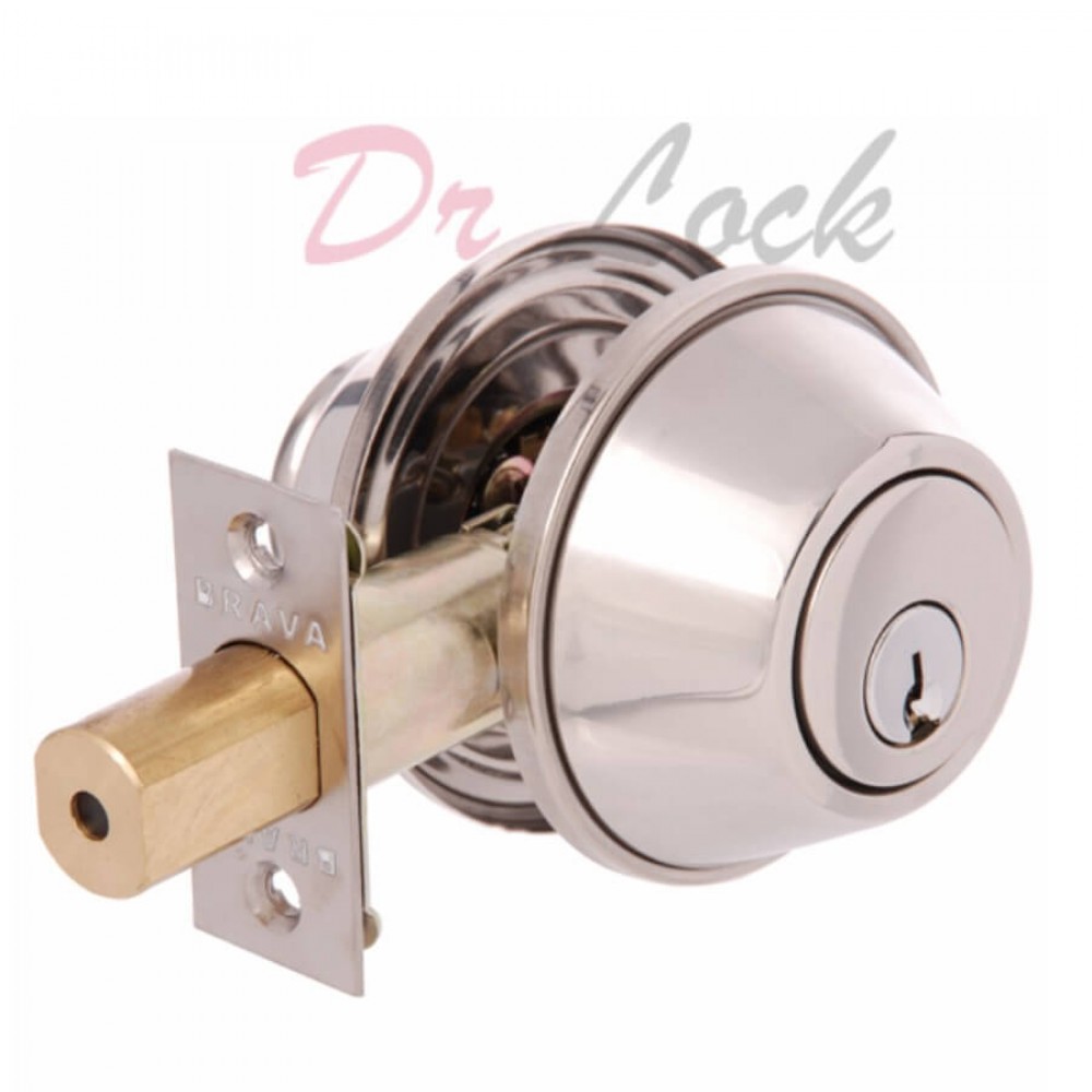 Dr Lock Shop Dr Lock Shop Deadbolt Deadlock Polished Stainlessdr